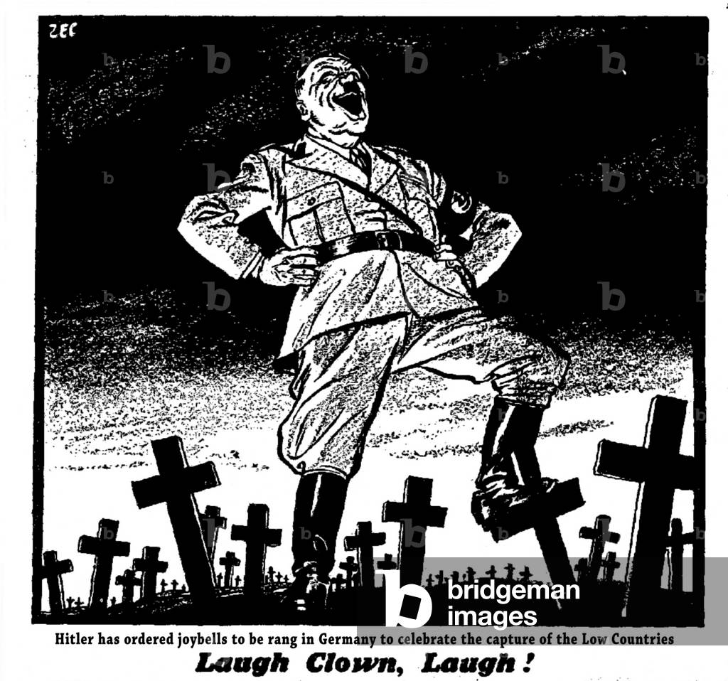 Laugh Clown, Laugh!, 6th June 1940 (b/w illustration)
