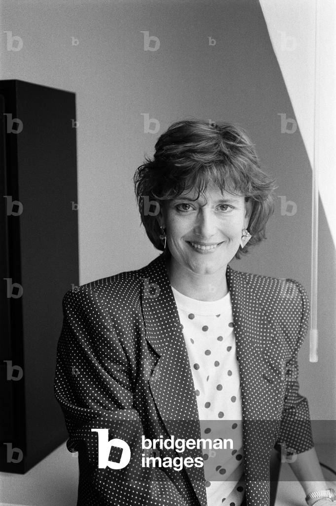 Singer Linda Thompson, who has just released a new solo album following her split from husband Richard. 6th June 1985 (b/w photo)