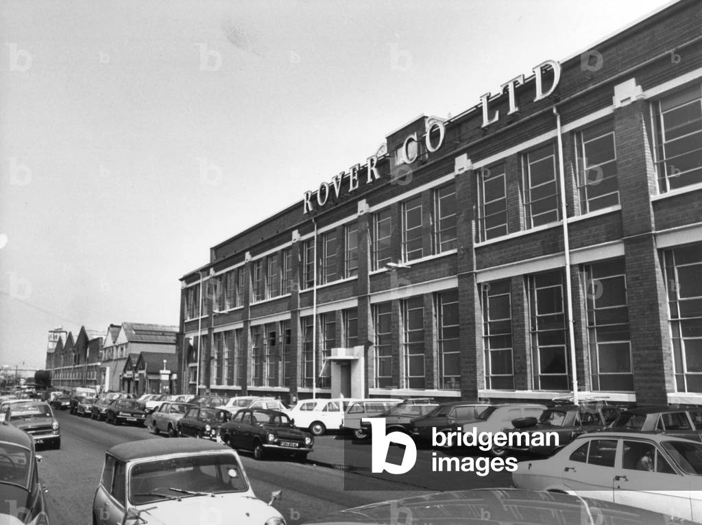 Rover Engine Works, Hay Hall Road, Tyesley, Birmingham, 29th April, 1976 (b/w photo)