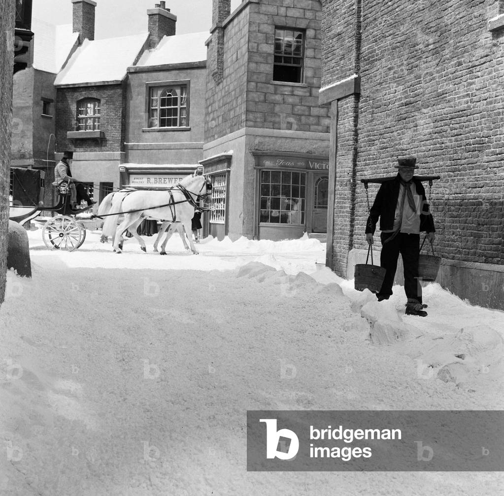 Filming of Oliver! at Shepperton studios, August 1967