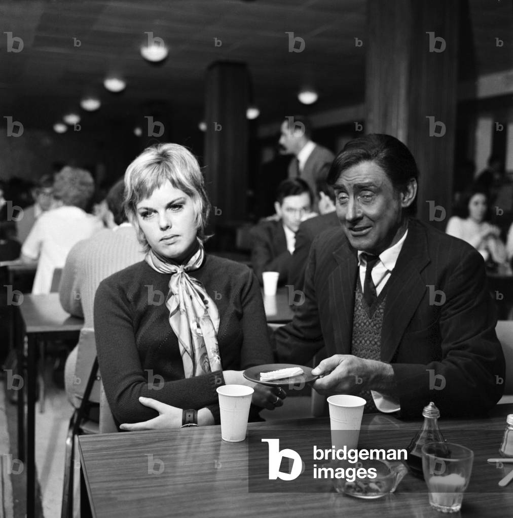 Spike Milligan, during filming for his part in his new TV series as a Pakistani. The series, written by Johnny Speight, is called 