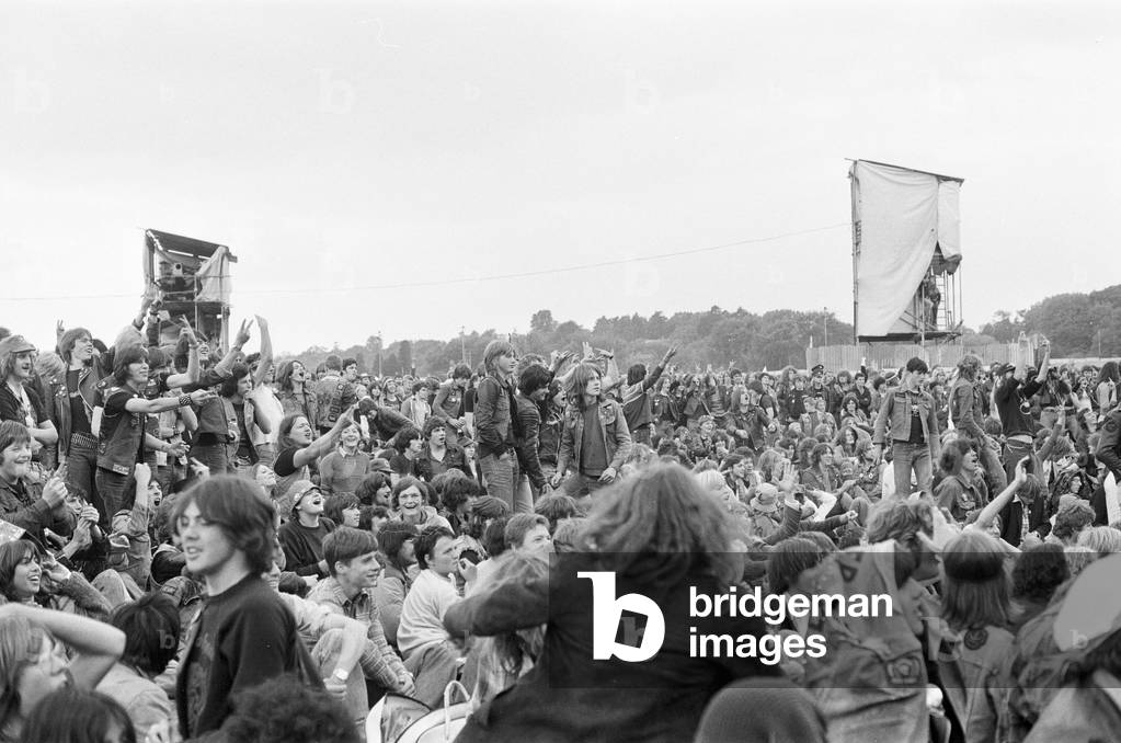 Reading Rock Festival 1980, the 20th National Rock Festival, taking place 22nd to 24th August, at Richfield Avenue, Reading, Pictures Friday 22nd August 1980.