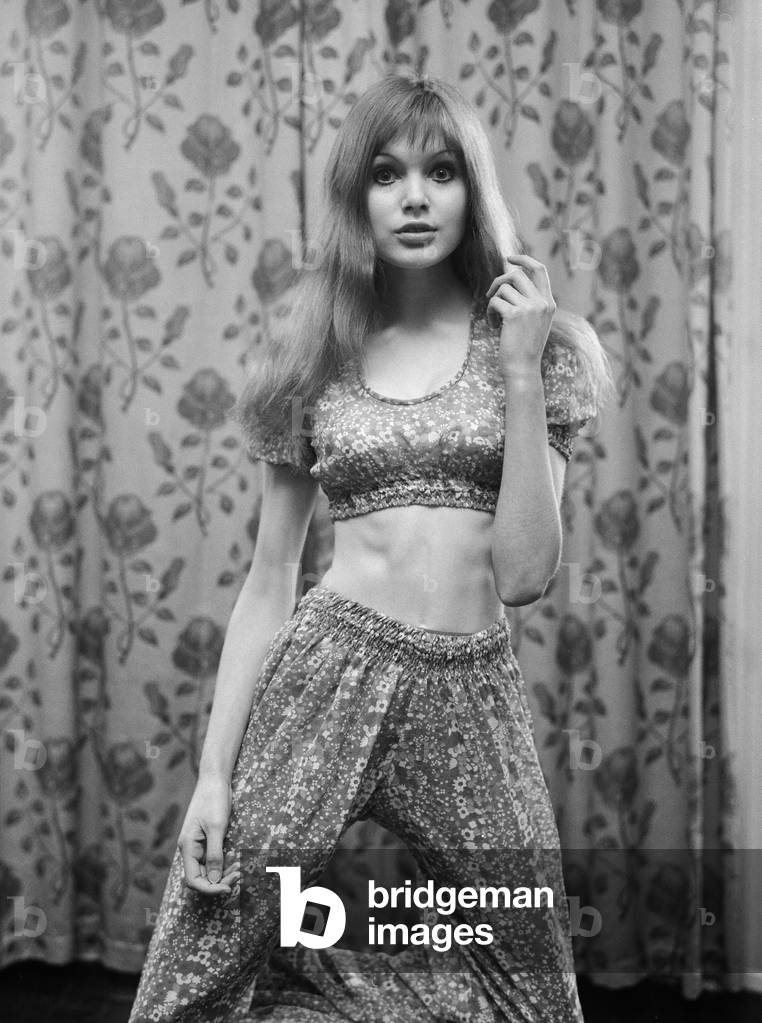 Twenty year old model and actress Madeline Smith who will finish filming shortly on her second film called 