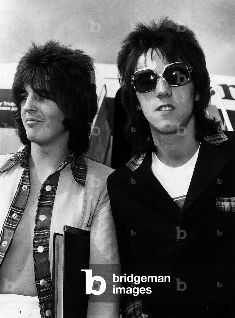 Bay City Rollers pop group 1975