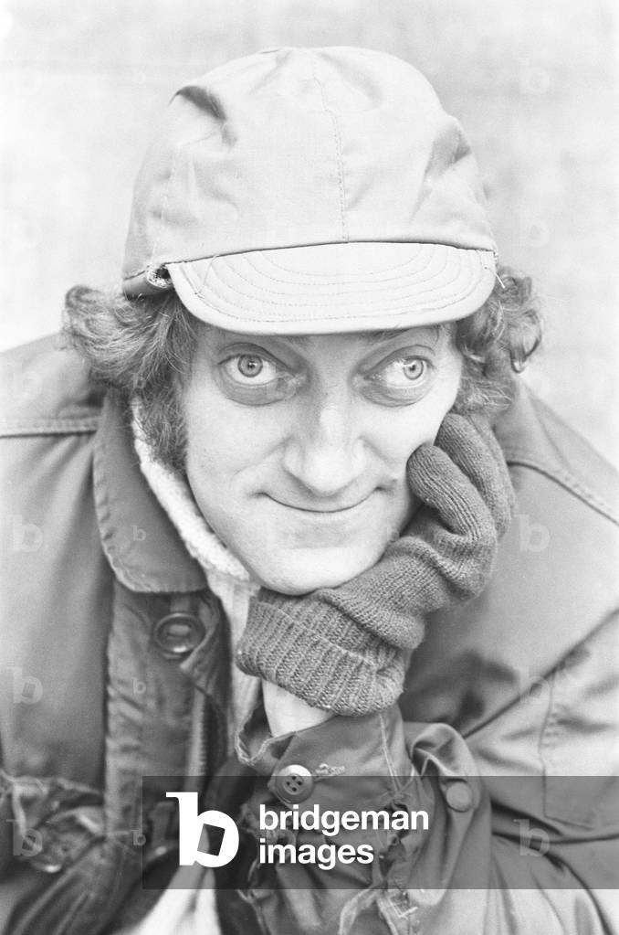 Zany comedian Marty Feldman seen here posing for the Daily Mirror 13th February 1969