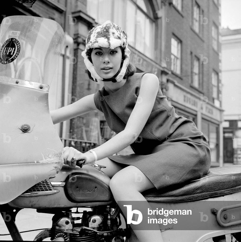 Model, Linda Keith, one time girlfriend of Keith Richards and then Jimi Hendrix, 21/08/1963 (b/w photo)