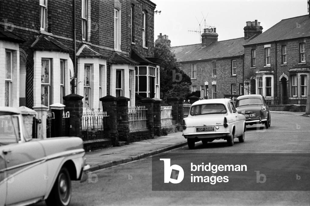 General street scene views of Banbury, Oxfordshire. 9th May 1968 (b/w photo)