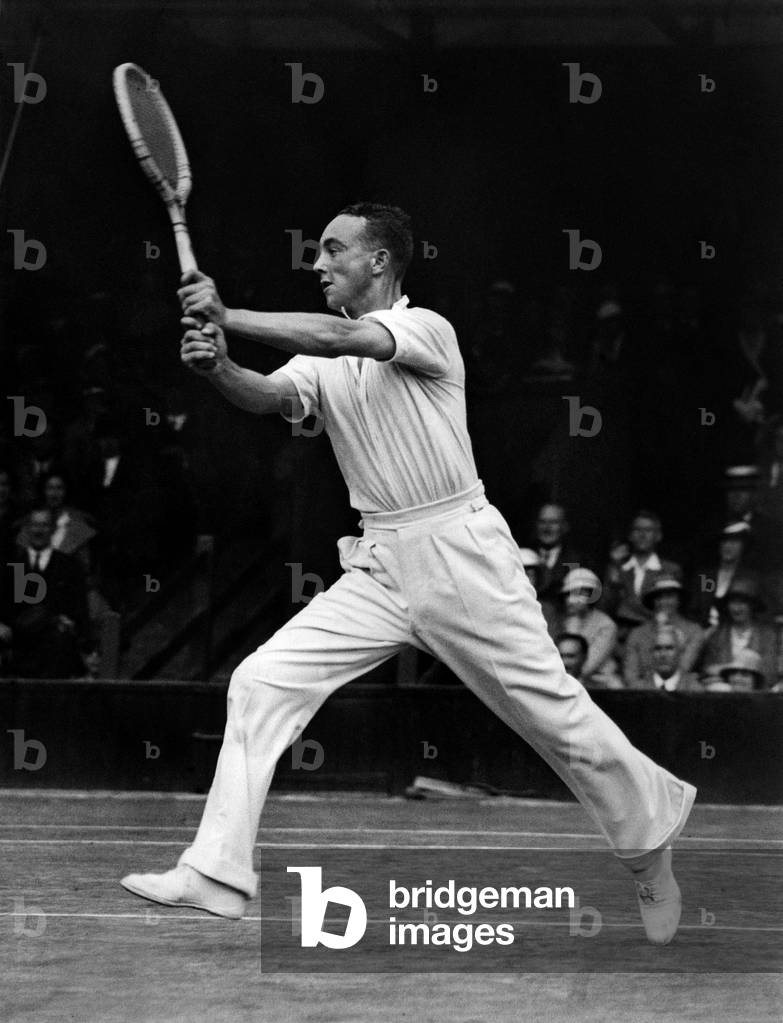 Australian Vivian McGarth's match against Wilmer Allison should be the opening day's tit-bit at Wimbledon. June 1935