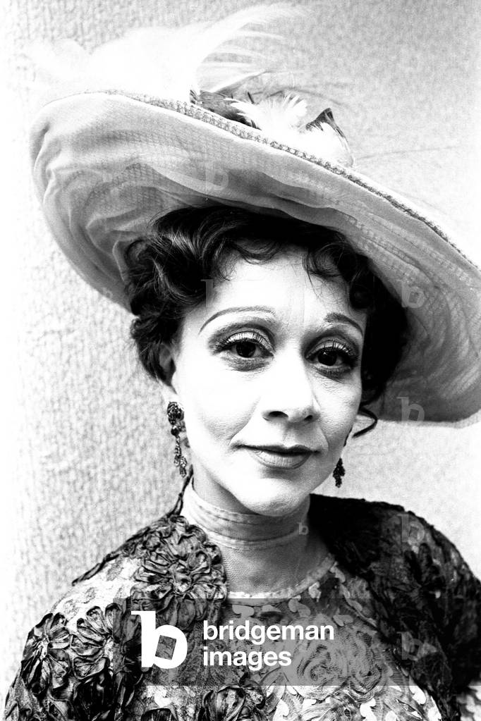 Actress Joan Plowright in costume for the play 