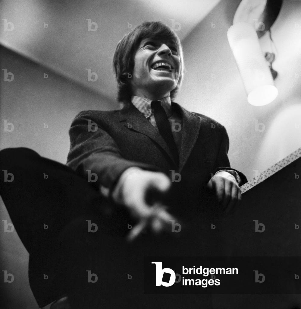 Brian Jones probably backstage at The Great Pop Prom at the Royal Albert Hall, in the afternoon of 15 September 1963 was in aid of the Printers Pension Corporation on which The Rolling Stones appeared.