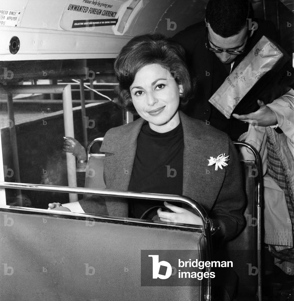 Film star. Haya Harareet actress. June 1960