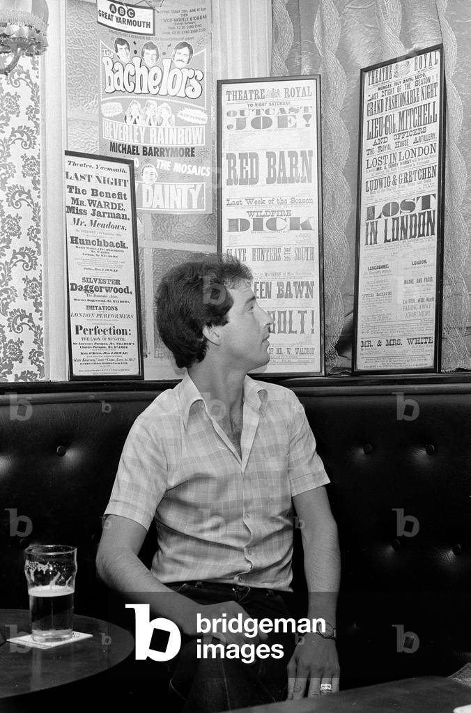 Michael Barrymore seen here preparing for his Summer season in Great Yarmouth, August 1979 (b/w photo)