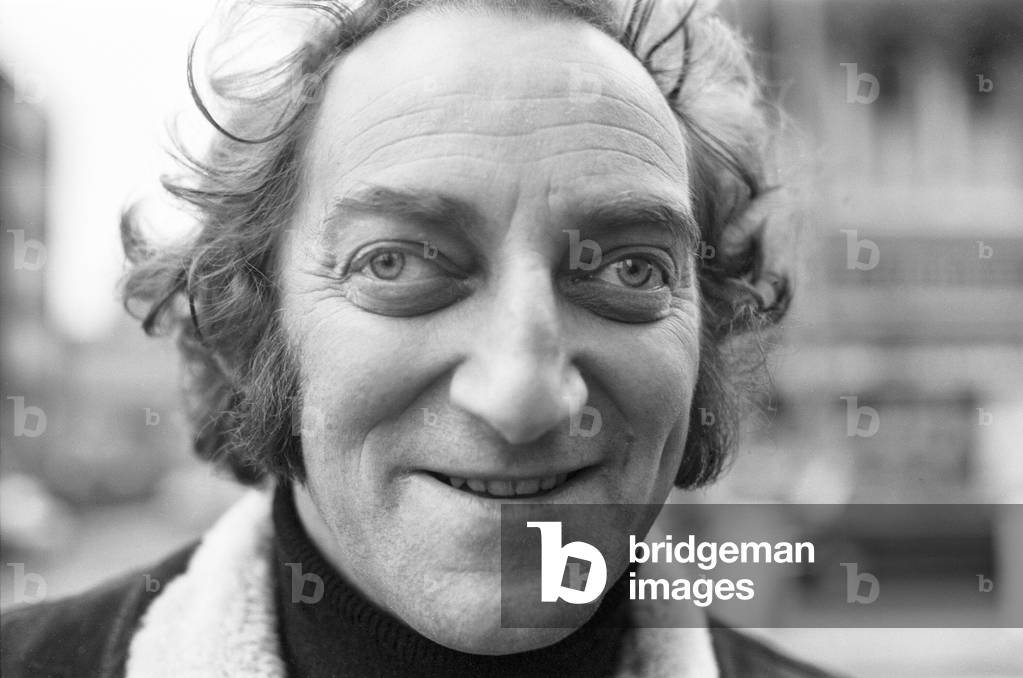 Zany comedian Marty Feldman seen here out and about town. 1st March 1969