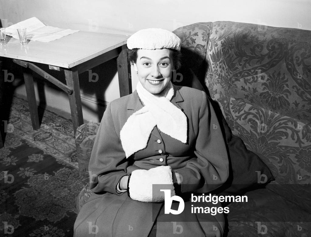 A portrait of Anne Rogers, who was born in Liverpool, and is an English actress, dancer, and singer. 27th December 1953 (b/w photo)