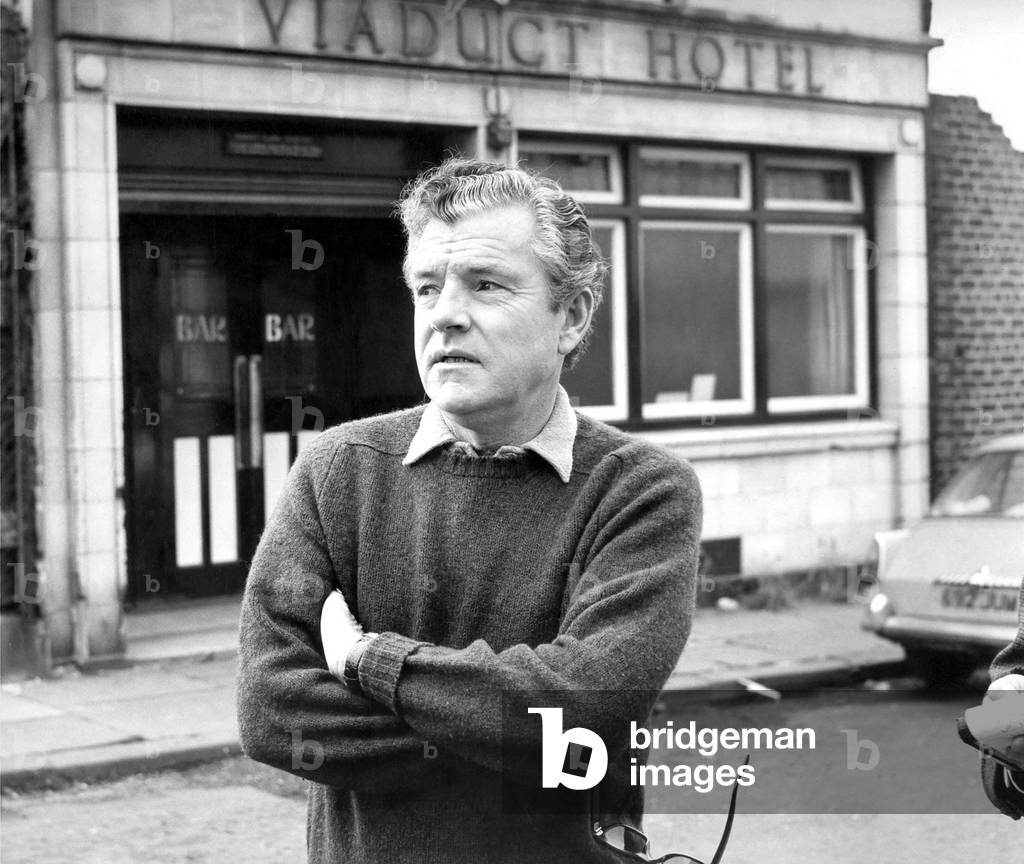 Actor Kenneth More CBE in 1968 (b/w photo)