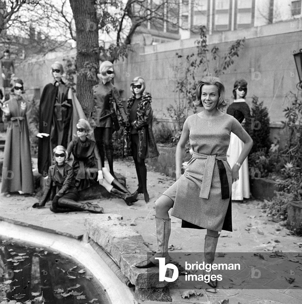 The Avengers' Honor Blackman, October 1963 (b/w photo)