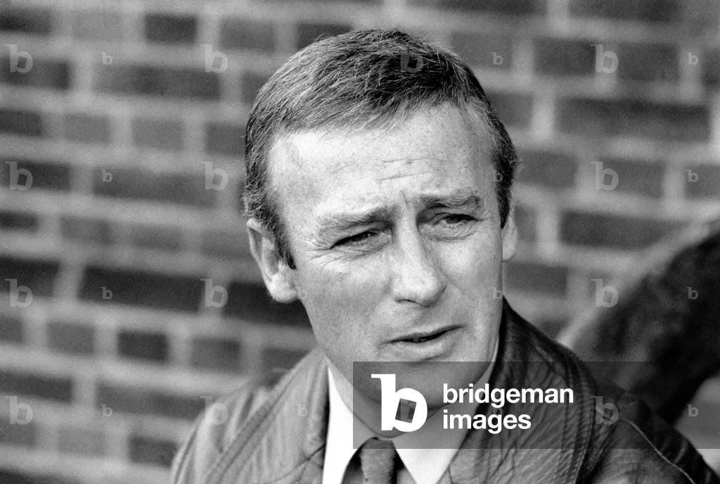Edward Woodward actor who plays the role of David Callan in ITV's television programme 'Callan', pictured in Kingston, Surrey. October 1971 (b/w photo)