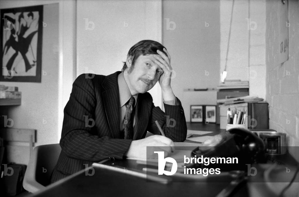 National Optimism Revival Movement: Norman Garner President of Norm (The National Optimism Revival Movement) was all smiles today as his idea snowballed around Britain, January 1975