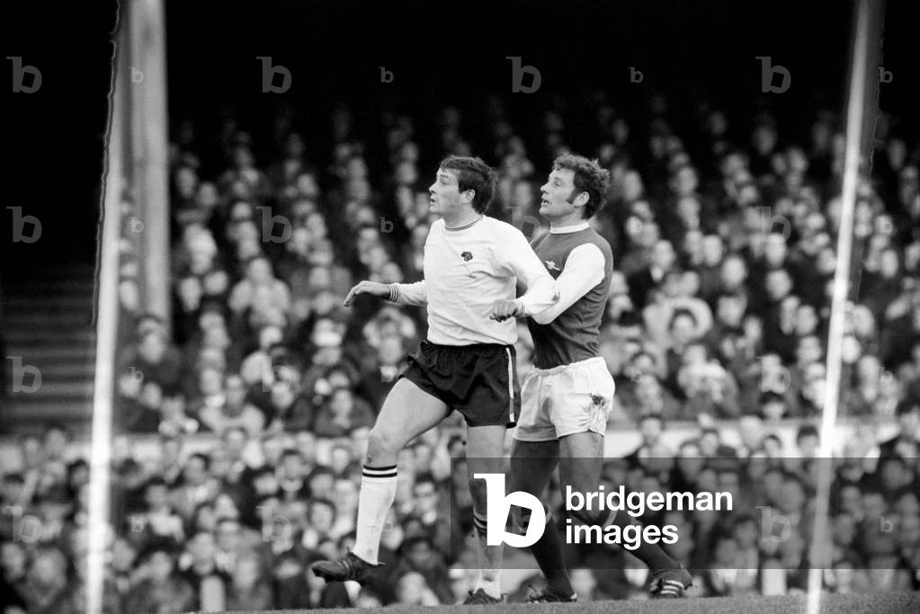 English League Division One match at HighburyArsenal 4 v Derby County 0. Action from the matchNovember 1969 (photo)