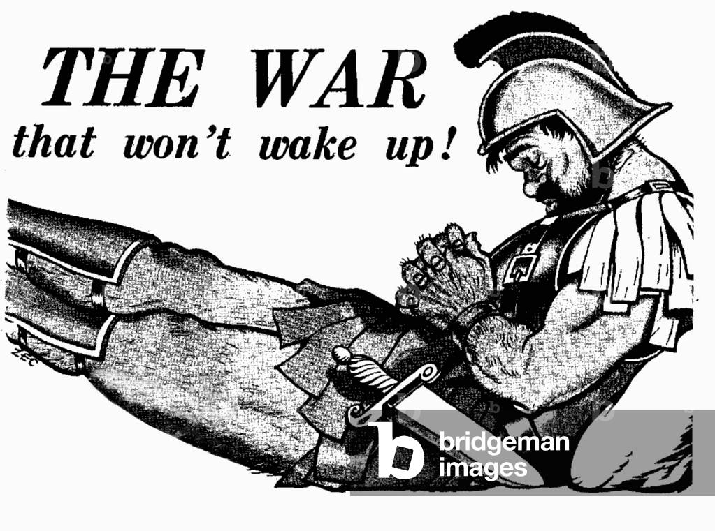 The War that won't wake up. 17th November 1939 (b/w photo)