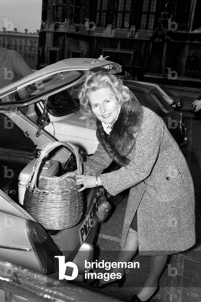 Mrs. Margaret Thatcher, February 1975 (b/w photo)