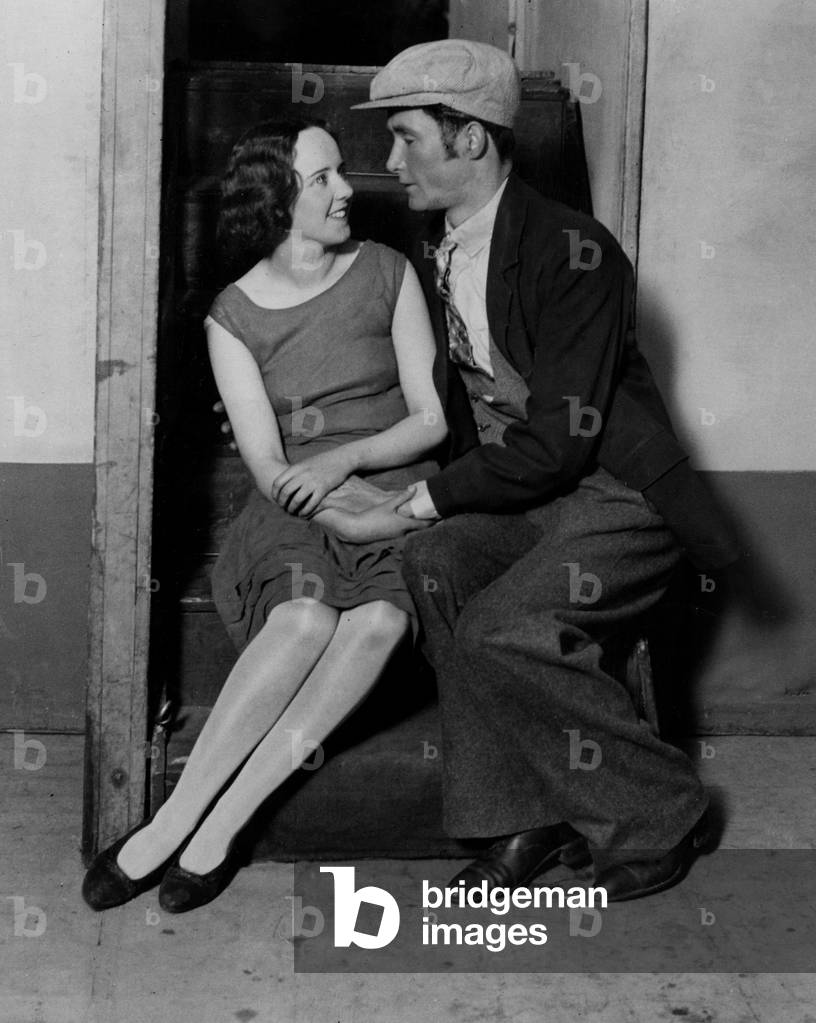 Scene from the theatre play Money, 10th March 1931 (b/w photo)