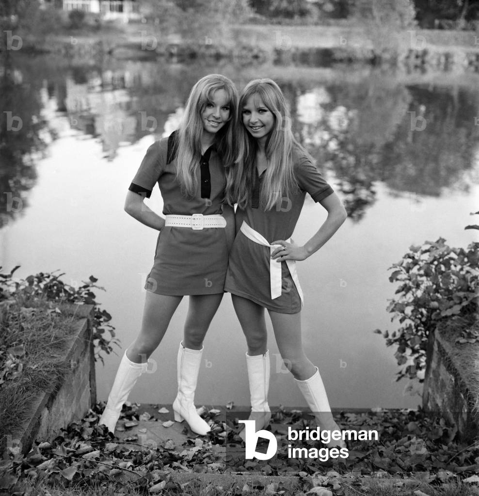 Twins Jullette and Gillian King are fussy about the modelling assignments they take. The first stipulation is there must be room for two, for the 17 year old twins insist on working together.