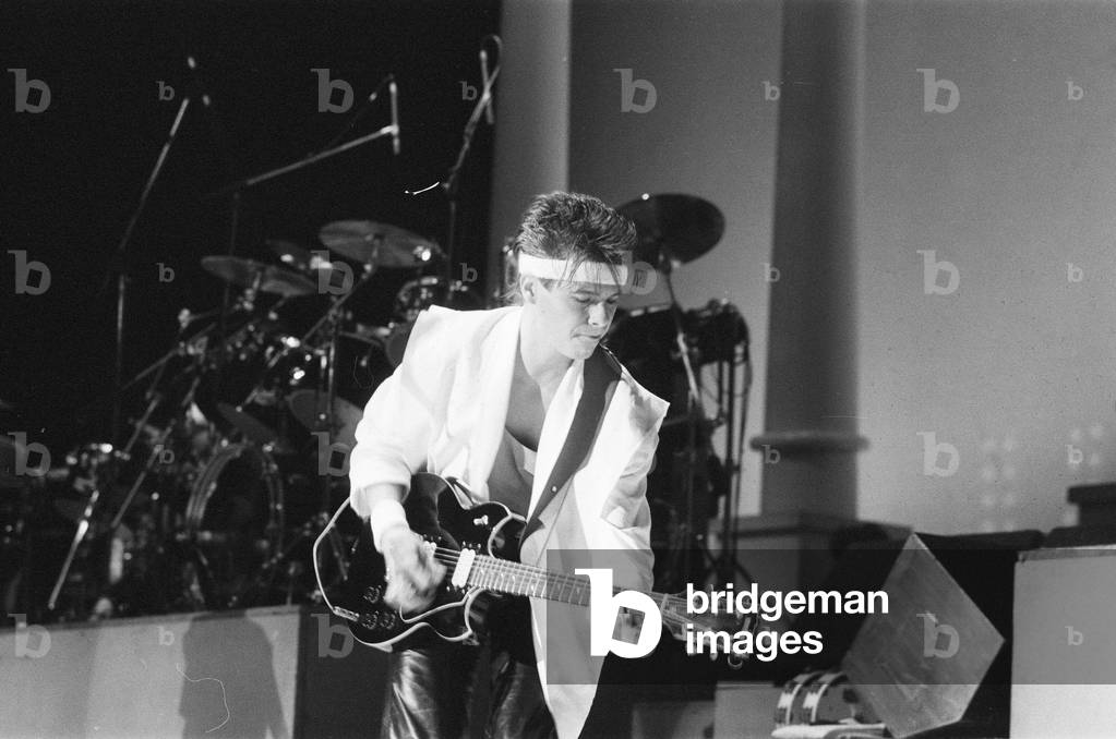 Duran Duran in Concert, NEC, Birmingham, 12th December 1983 (b/w photo)