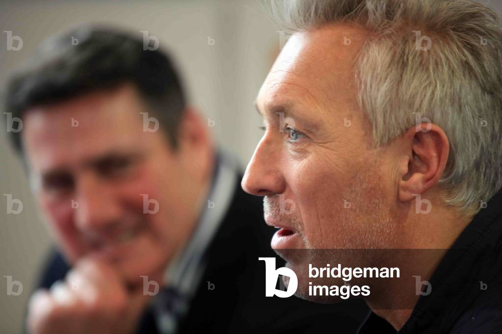 Tony Hadley and Martin Kemp of 80's pop band Spandau Ballet on February 03, 2015 in Newcastle England.