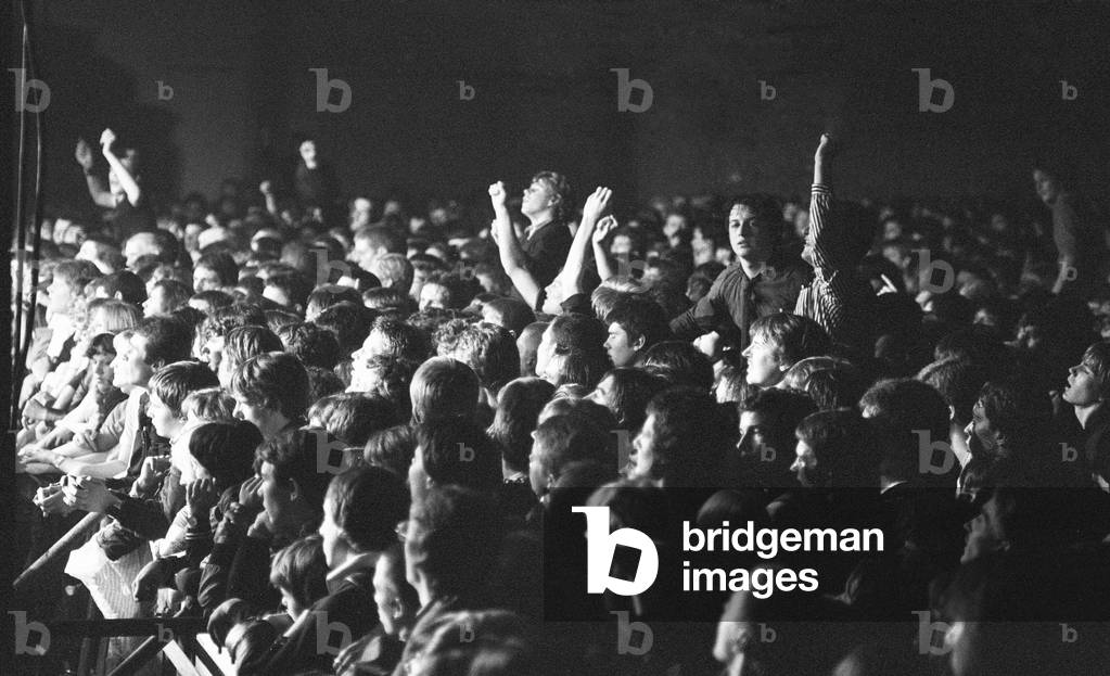 The Jam, punk rock/mod revival band, in concert at the Bracknell Leisure Centre, Berkshire, Friday 7th November 1980.