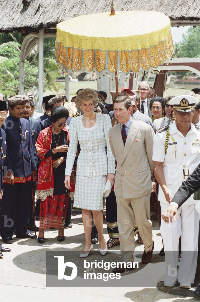 Prince Charles & Princess Diana 
Overseas Visit - Far East Tour, November 1989