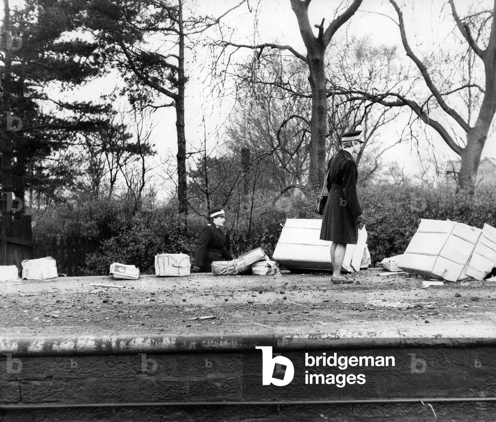 The crash of the Kings Cross to Aberdeen sleeper train called The Royal Northumberland Fusiliers at Morpeth on May 7th, 1969