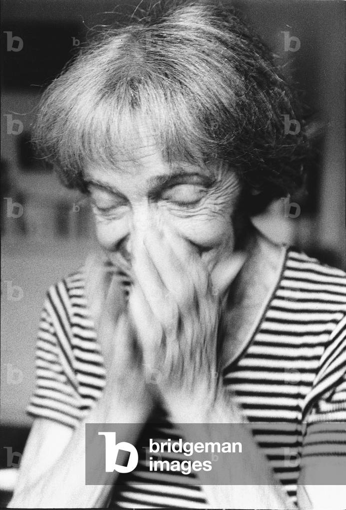 Bice Lazzari, Rome, Italy, 1979 (b/w photo)