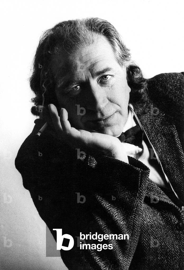 Pino Pinelli, Milan, Italy, 1990 (b/w photo)