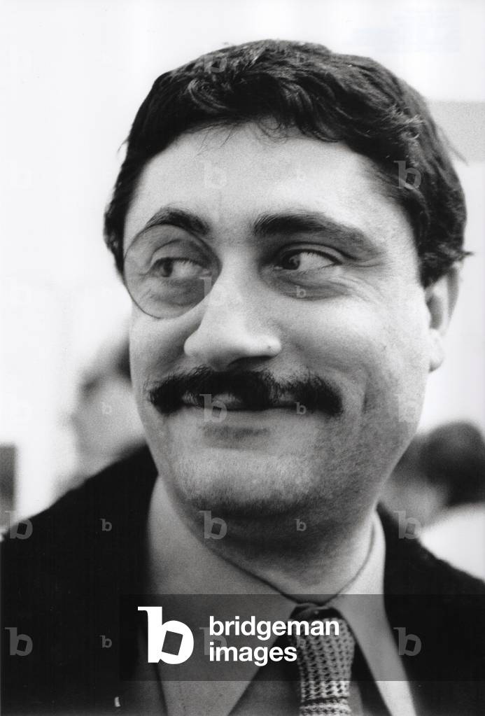 Gianni Colombo, Milan, Italy, 1978 (b/w photo)