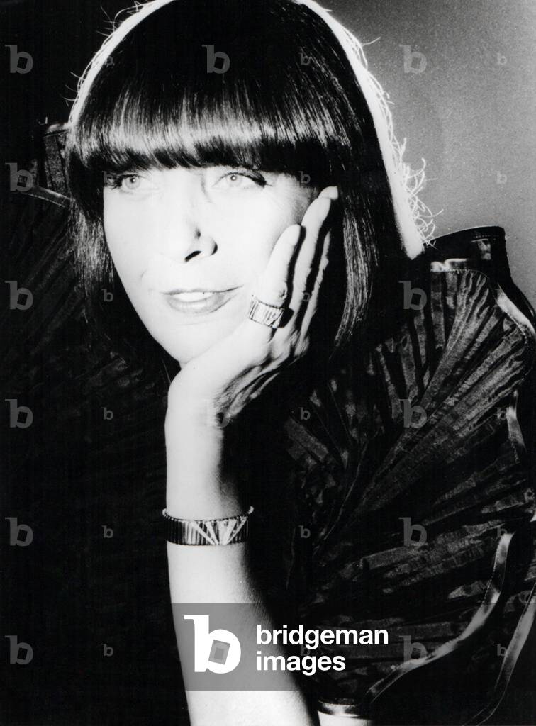 Krizia, Milan, Italy, 1985 (b/w photo)