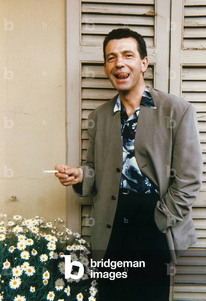 Aldo Busi at Villadeati, Alessandria, Piedmont, Italy, 1996 (photo)