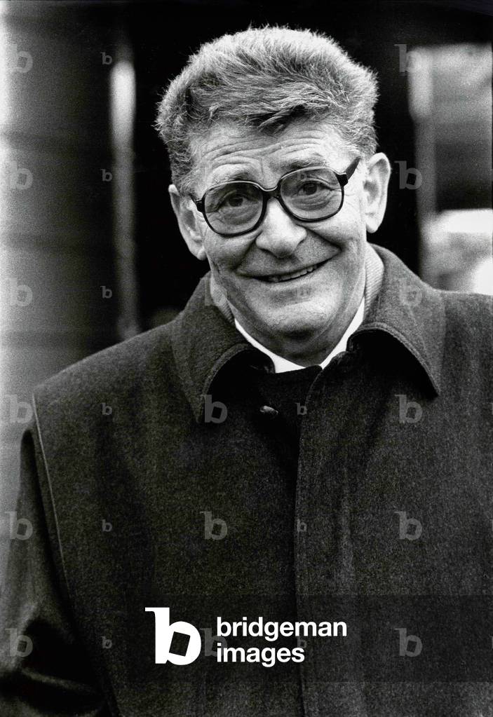 Ermanno Olmi, Milan, Italy, 1992 (b/w photo)