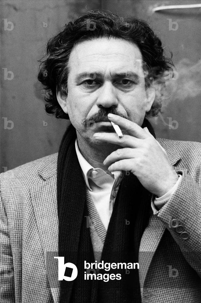 Jannis Kounellis, Italy, 1988 (b/w photo)