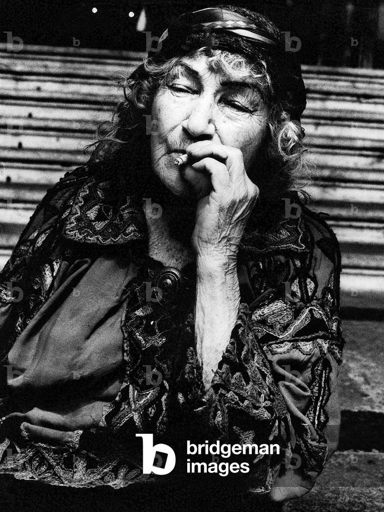 Marevna, Rome, Italy, 1979 (b/w photo)