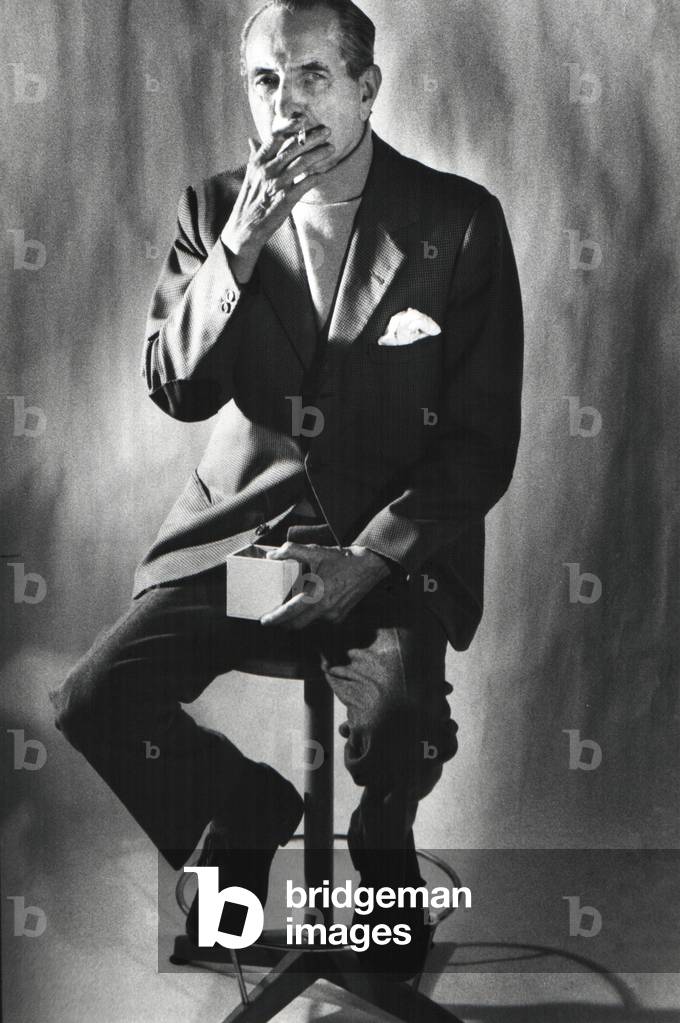 Ignazio Gardella, Milan, Italy, 80's (b/w photo)