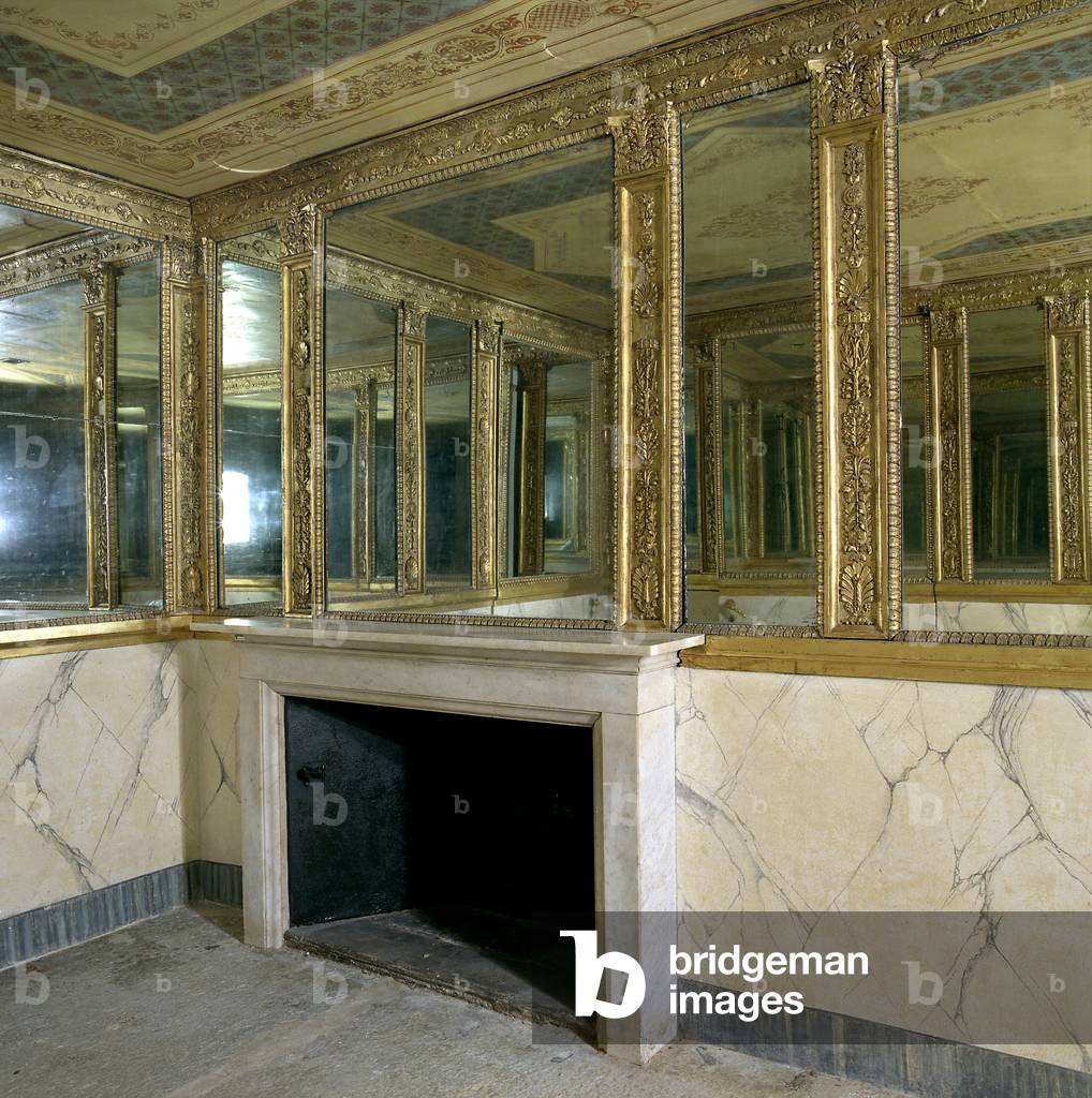 View of the interior of a box, Teatro La Scala, Milan, Italy (photo)