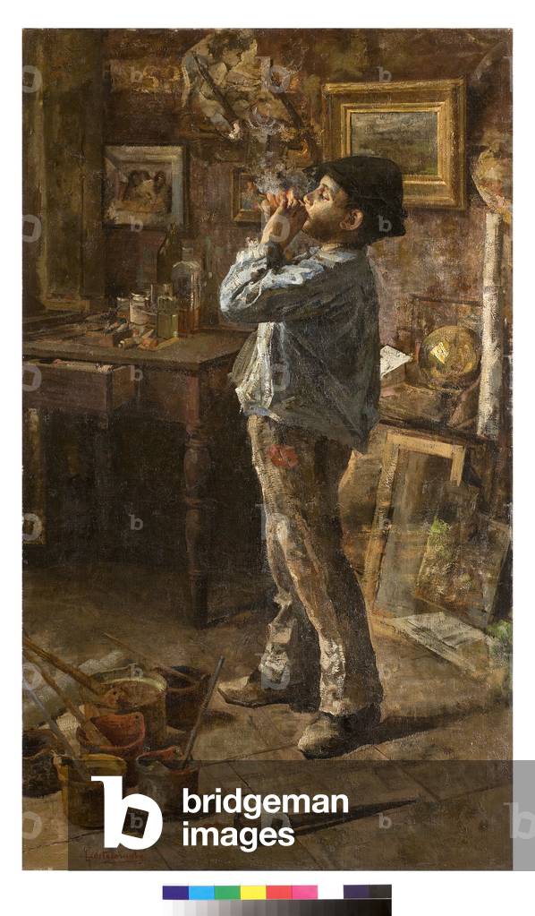 I am a painter too or Dilettante or The painter's studio, 1885 (oil on canvas)