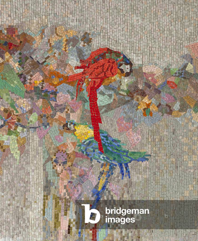 Flowers and birds, 1914 (mosaic)
