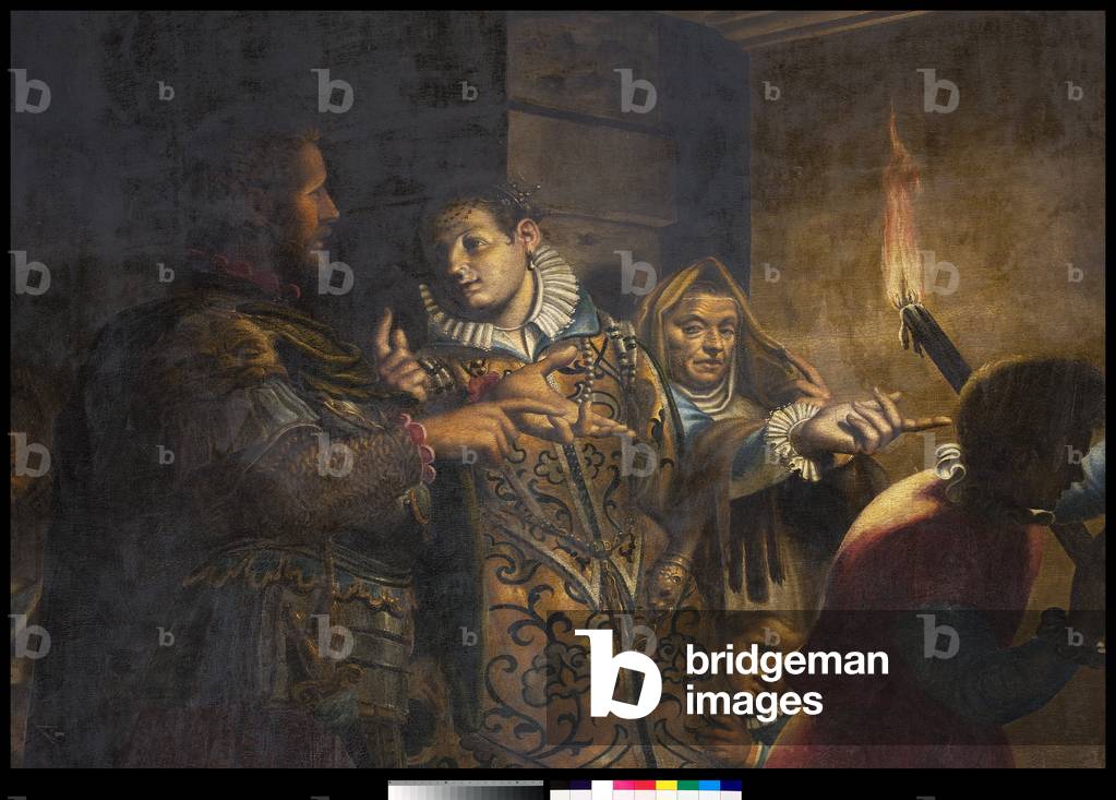 Empress Faustina visiting St Catherine of Alexandria in Prison