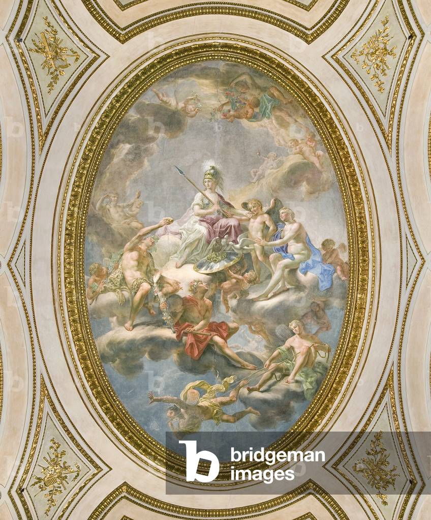 La Sapienza, ceiling of the Salone d Onore or Sala Napoleonica, 1777 (fresco)