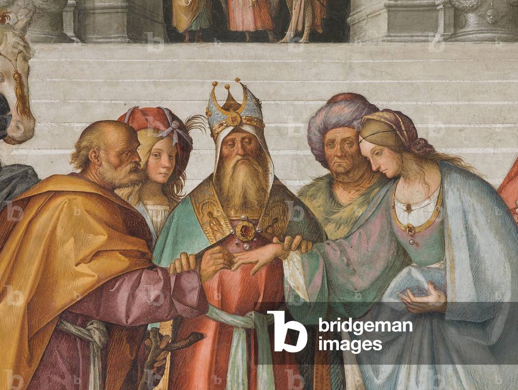 Central Nave, Second North Span, Marriage of the Virgin, Boccaccio Boccaccino 1514-15, Detail