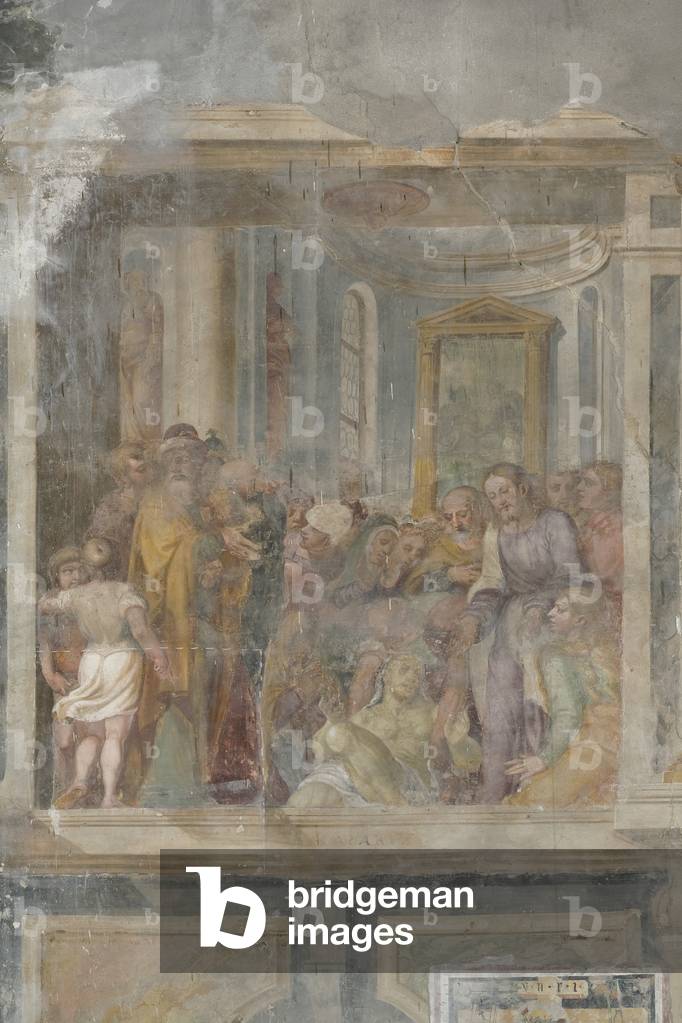 Resurrection of Lazarus, detail of 3496123 (fresco)