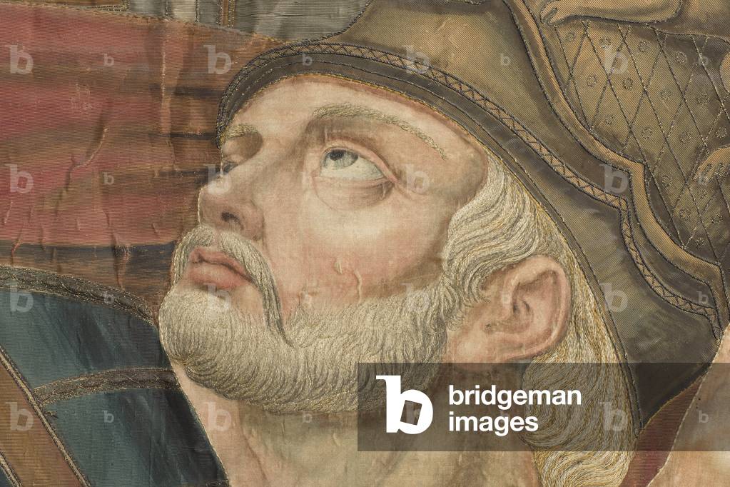 Il Gonfalone di Milano, detail, 1565-66 (tempera and embroidered fabric)