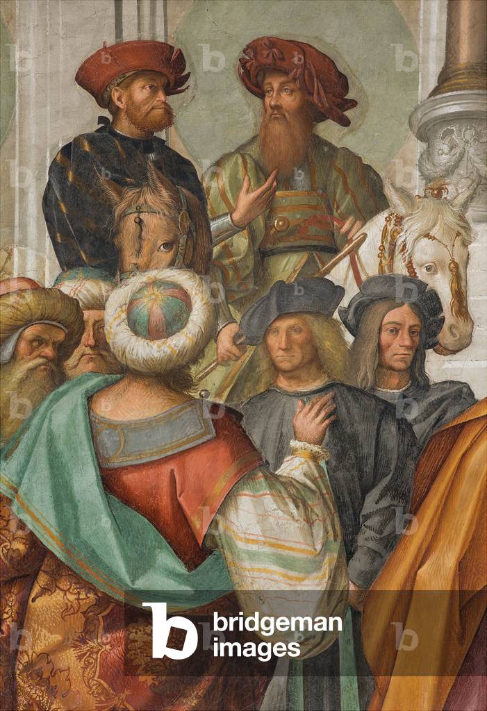 Central Nave, Second North Span, Marriage of the Virgin, Boccaccio Boccaccino 1514-15, Detail